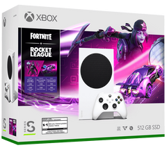Стационарная игровая приставка Microsoft Xbox Series S 512 GB + Fortnite + Rocket League Bundle (RRS-00034)