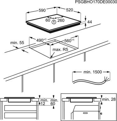 Варочная поверхность электрическая Electrolux EIV63443