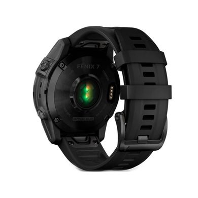 Смарт-часы Garmin Fenix ​​7 Sгодинник Garmin Fenix 7 Sapphire Solar C. Grey DLC Titanium w. Carbon Grey DLC V. Titanium Band (010-02540-39)