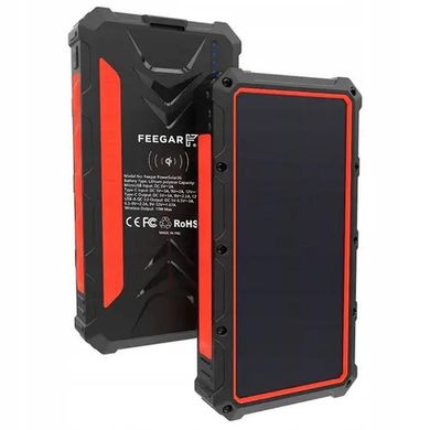 Зовнішній акумулятор (павербанк) Feegar PowerSolar36 36000mah 4xUSB 20W