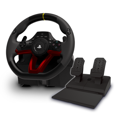 Комплект (кермо, педалі) Hori Racing Wheel APEX for PS4/PS5, PC Black (PS4-052E)