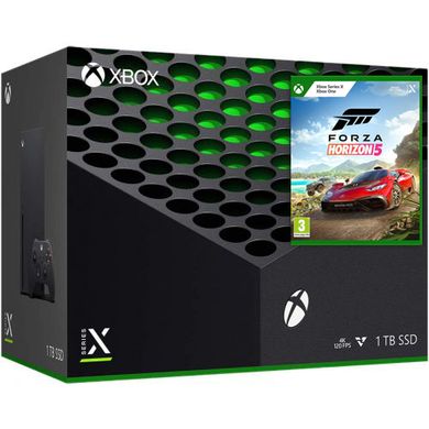 Стаціонарна ігрова приставка Microsoft Xbox Series X 1 TB Forza Horizon 5 Ultimate Edition (RRT-0006)