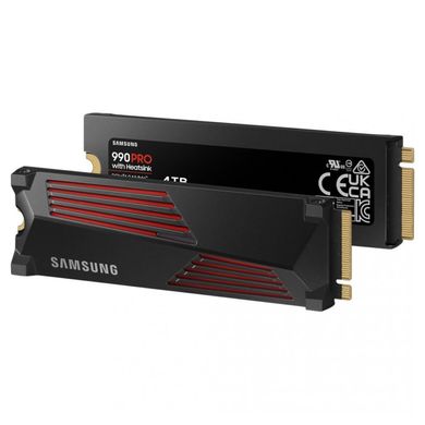 SSD накопичувач Samsung 990 PRO with Heatsink 4 TB (MZ-V9P4T0CW)