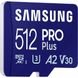 Карта памяти Samsung 512 GB microSDXC UHS-I U3 V30 A2 PRO Plus 2023 (MB-MD512SA) - 2