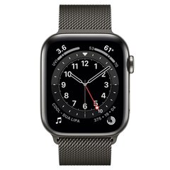 Смарт-годинник Apple Watch Series 6 GPS + Cellular 40mm Graphite S. Steel Case w. Graphite Milanese L. (MG2U3+M06Y3)