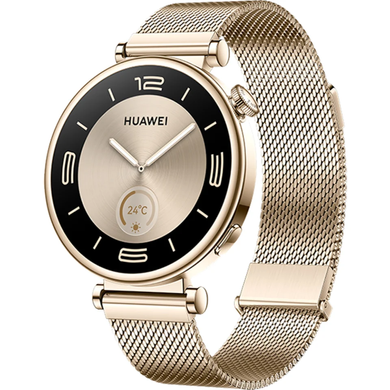 Смарт-часы HUAWEI Watch GT 4 41mm Gold Milanese Strap (55020BJA)