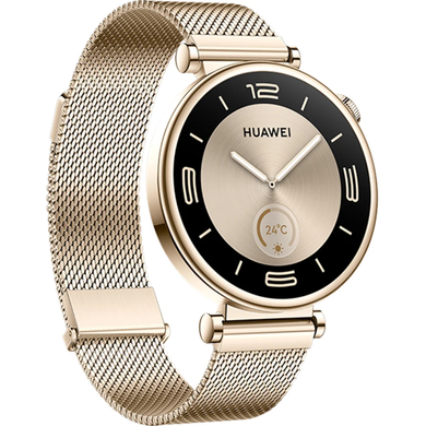 Смарт-годинник HUAWEI Watch GT 4 41mm Gold Milanese Strap (55020BJA)