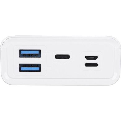 Зовнішній акумулятор (павербанк) BLOW PB40A USB-C 2xUSB 40000 mAh White (PB40AW)