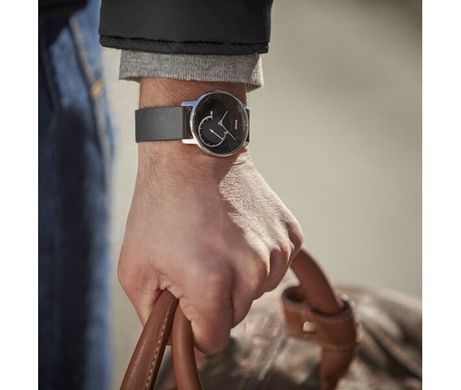 Смарт-часы Withings Steel 36mm Activity & Sleep Watch Black (HWA01-Steel-Black)
