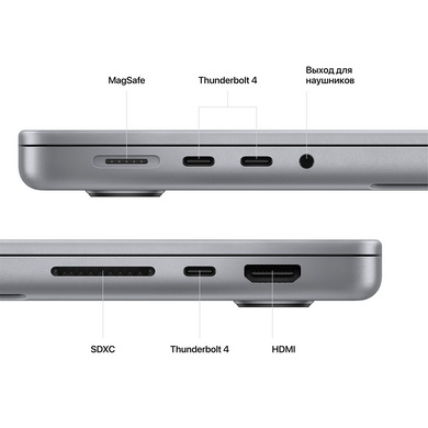 Ноутбук Apple MacBook Pro 14.2 M2 Space Gray 2TB (Z17G0012L)