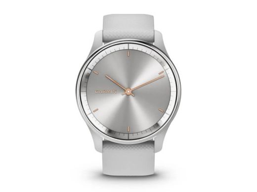 Смарт-годинник Garmin Vivomove Trend Silver S. Steel Bezel w. Mist Gray Case and S. Band (010-02665-03)