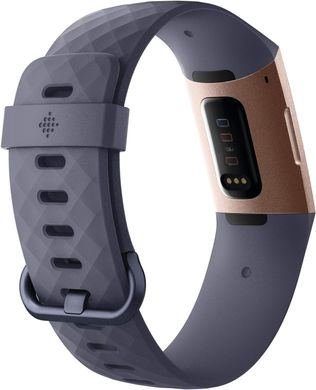 Фитнес-браслет Fitbit Charge 3 Rose Gold/Blue Gray FB409RGGY