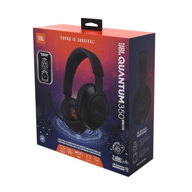 Компьютерная гарнитура JBL Quantum 350 Wireless Black (JBLQ350WLBLK)