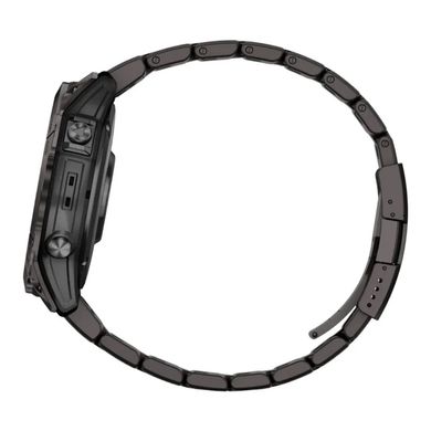 Смарт-годинник Garmin Fenix 7X Pro Sapphire Solar Carbon G. DLC Tit. with Vented Tit. Bracelet (010-02778-30)