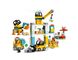 Блочный конструктор LEGO Duplo Town Подъемный кран и строительство 123 детали (10933) - 1