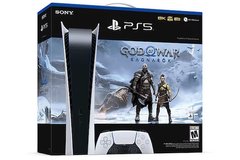 Стаціонарна ігрова приставка Sony PlayStation 5 Digital Edition 825GB God of War Ragnarok Bundle