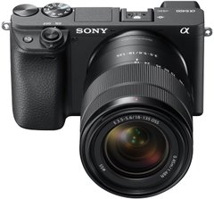 Бездзеркальний фотоапарат Sony Alpha A6400 kit (18-135mm) Black (ILCE6400MB.CEC)
