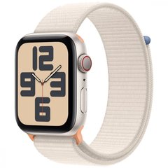 Смарт-часы Apple Watch SE 2 GPS + Cellular 44mm Starlight Aluminum Case w. Starlight Sport Loop (MRH13/MRH23)