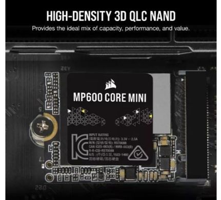 SSD накопитель Corsair MP600 CORE MINI 1TB (CSSD-F1000GBMP600CMN)