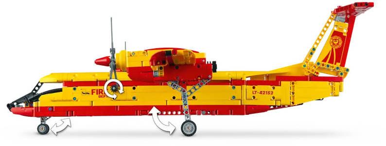 Блоковый конструктор LEGO Technic Пожарный самолет (42152)