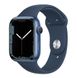 Смарт-часы Apple Watch Series 7 GPS 45mm Starlight Aluminum Case With Starlight Sport Band (MKN63) - 1