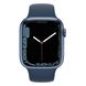 Смарт-часы Apple Watch Series 7 GPS 45mm Starlight Aluminum Case With Starlight Sport Band (MKN63) - 2