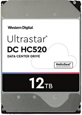 Жорсткий диск WD Ultrastar DC HC520 SATA 12 TB (HUH721212ALE600/0F29590)