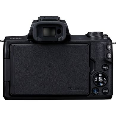 Бездзеркальний фотоапарат Canon EOS M50 kit (15-45mm) IS STM Black (2680C060)