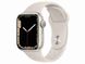 Смарт-годинник Apple Watch Series 7 GPS + Cellular 41mm Starlight Aluminum Case With Starlight Sport Band (MKH83) - 2