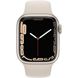 Смарт-часы Apple Watch Series 7 GPS + Cellular 41mm Starlight Aluminum Case With Starlight Sport Band (MKH83) - 2