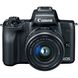 Бездзеркальний фотоапарат Canon EOS M50 kit (15-45mm) IS STM Black (2680C060) - 11