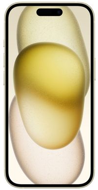 Смартфон Apple iPhone 15 eSIM 256GB Yellow (MTM63)