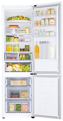 Холодильник з морозильною камерою Samsung RB38T603FWW