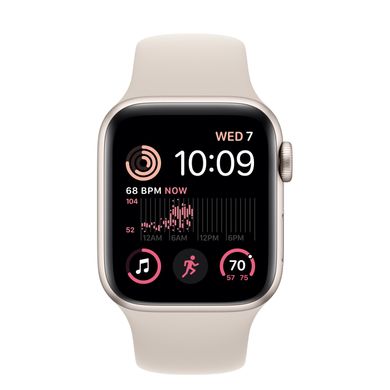 Смарт-часы Apple Watch SE 2 GPS 40mm Starlight Aluminum Case with Starlight Sport Band (MNJP3)
