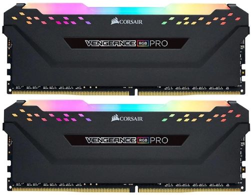 Пам'ять для настільних комп'ютерів Corsair 32 GB (2x16GB) DDR4 3600 MHz Vengeance RGB Pro (CMW32GX4M2D3600C18)