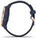 Смарт-часы Garmin Vivomove 3s Rose Gold Stainless Steel Bezel w. Navy and Silicone B. (010-02238-03) - 2