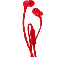 Навушники з мікрофоном JBL T110 Red (JBLT110RED)