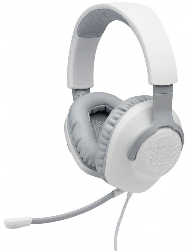 Компьютерная гарнитура JBL Quantum 100 White (JBLQUANTUM100WHT)