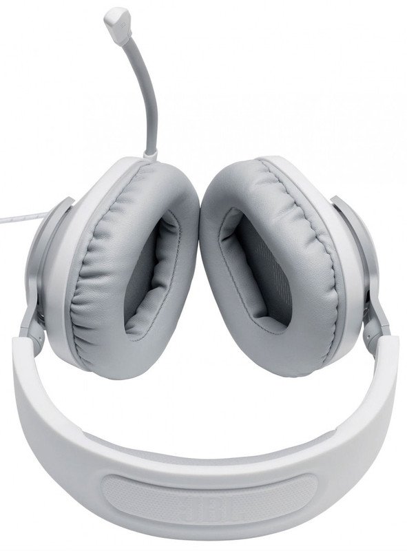 Компьютерная гарнитура JBL Quantum 100 White (JBLQUANTUM100WHT)  Фото №1