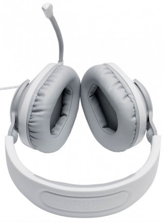 Компьютерная гарнитура JBL Quantum 100 White (JBLQUANTUM100WHT)  Фото №1