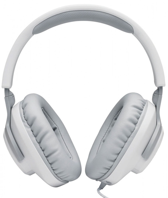 Комп&#039;ютерна гарнітура JBL Quantum 100 White (JBLQUANTUM100WHT)  Фото №0