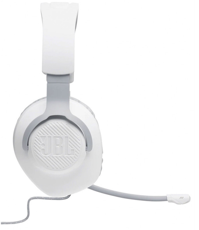 Комп&#039;ютерна гарнітура JBL Quantum 100 White (JBLQUANTUM100WHT)  Фото №3