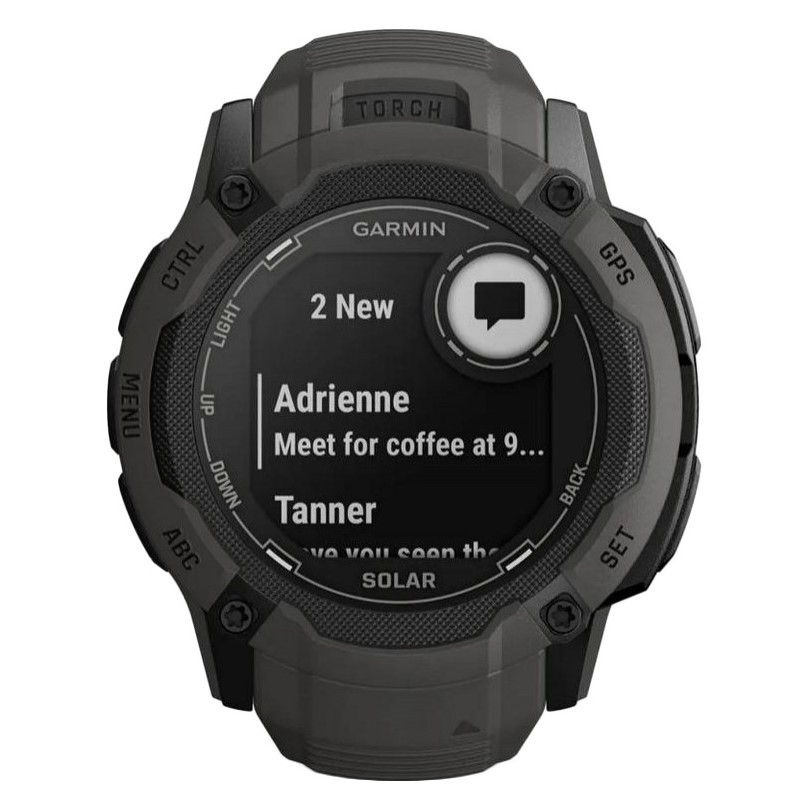 Смарт-часы Garmin Instinct 2X Solar Graphite (010-02805-10/00/24)  Фото №2