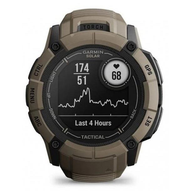 Смарт-часы Garmin Instinct 2X Solar - Tactical Edition Coyote Tan (010-02805-12/02/64)  Фото №5