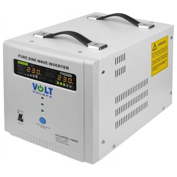 Гібридний ДБЖ/інвертор Volt Polska SINUS PRO 1500E 12V 230V (3SP091512E)