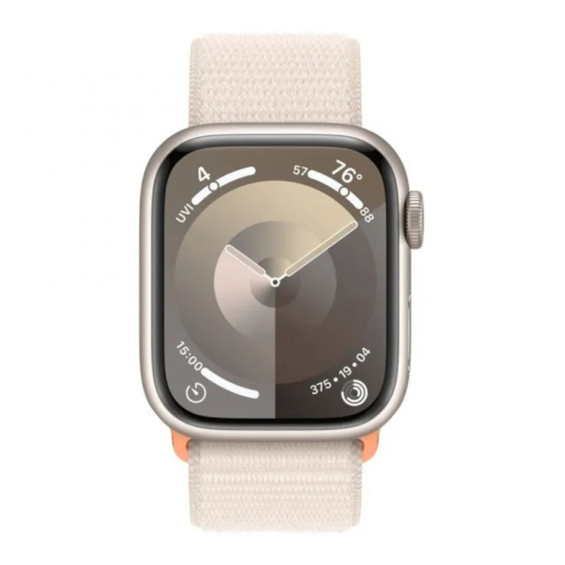 Смарт-годинник Apple Watch Series 9 GPS 41mm Starlight Aluminum Case w. Starlight S. Loop (MR8V3)