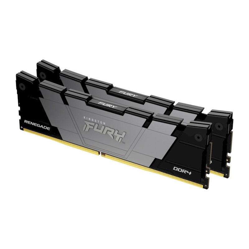 Память для настольных компьютеров Kingston FURY 32 GB (2x16GB) DDR4 3600 MHz Renegade Black (KF436C16RB12K2/32)  Фото №2