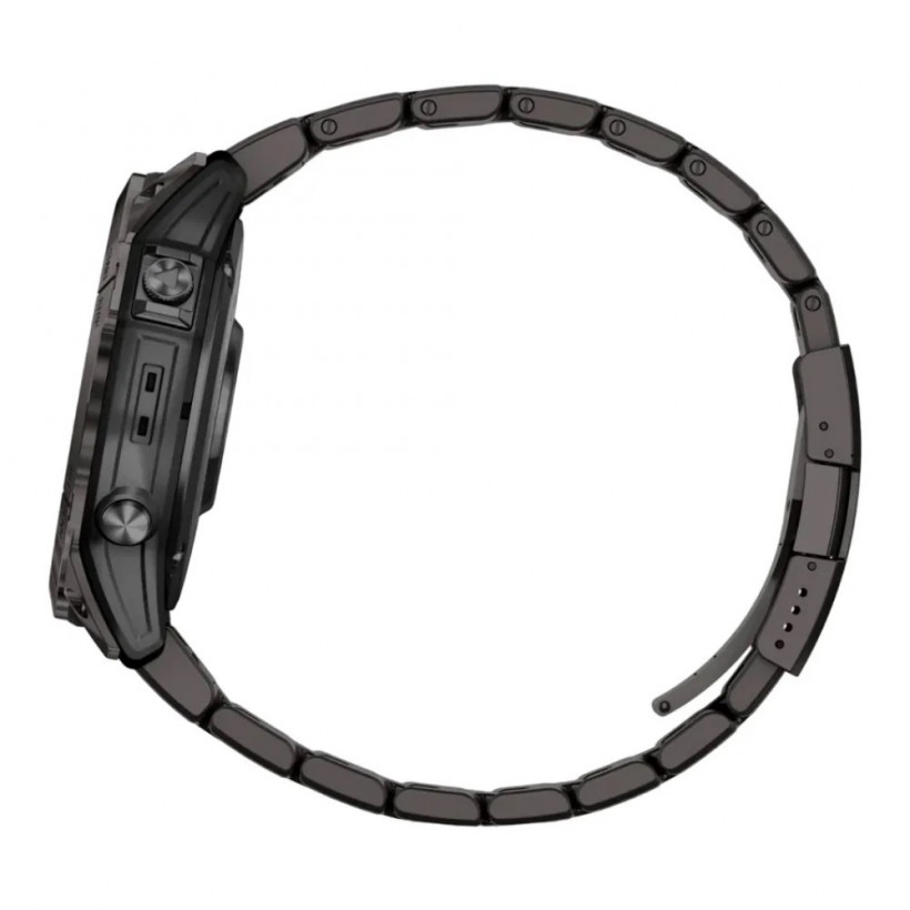 Смарт-часы Garmin Fenix 7X Pro Sapphire Solar Carbon G. DLC Tit. with Vented Tit. Bracelet (010-02778-30)  Фото №3