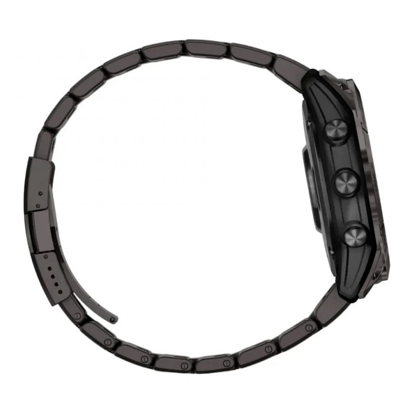 Смарт-часы Garmin Fenix 7X Pro Sapphire Solar Carbon G. DLC Tit. with Vented Tit. Bracelet (010-02778-30)  Фото №4