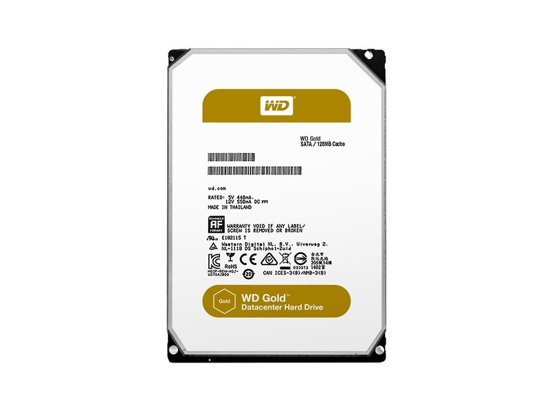 Жесткий диск Western Digital Gold Enterprise Class 14TB 7200rpm 512MB WD141KRYZ 3.5&quot; SATA III